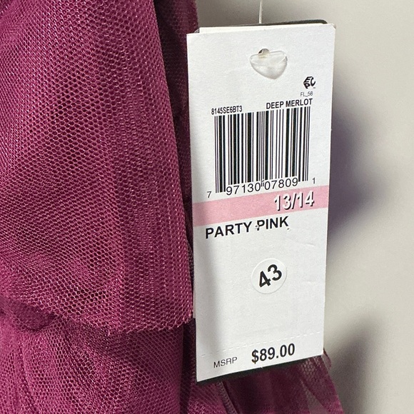 City Studio Strapless Plum Dress - Picture 7 of 8